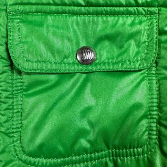 Juicy Couture JM Green Puffer Jacket M Vintage Y2K Streetwear Rare Unisex Zip Up - Picture 8 of 11